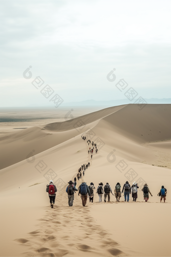 沙漠徒步探险集团徒步旅行