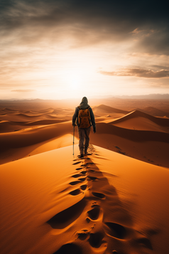 沙漠徒步探险摄影图21