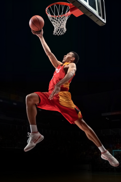 篮球扣篮表演摄影图8