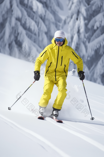 高山滑雪运动滑雪场职业