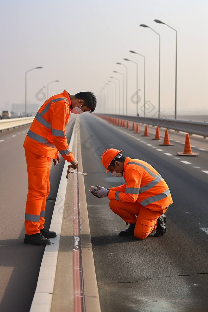 马路公路日常养护工人专业