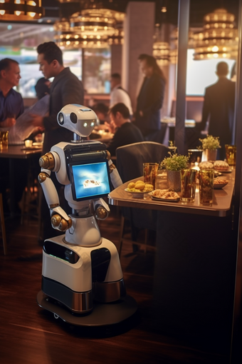 餐厅智能服务机器人餐饮消费