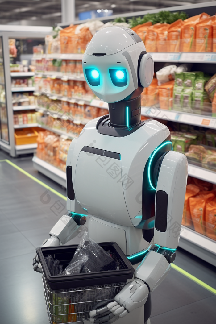 超市配送机器人服务科技