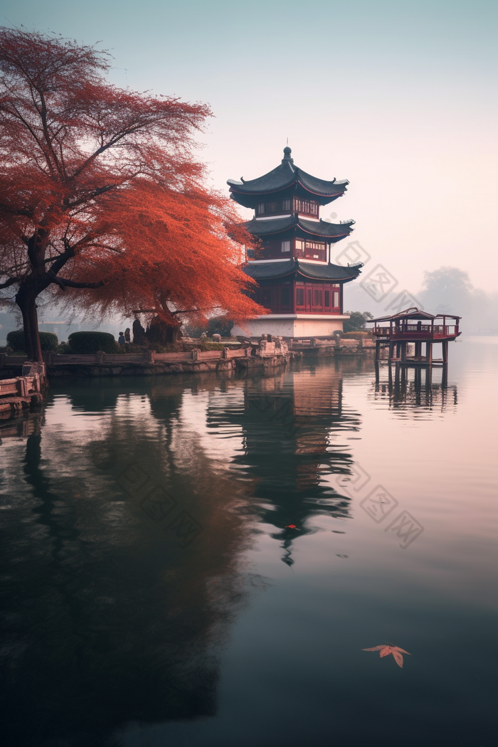 京杭大运河风景河流人文景观
