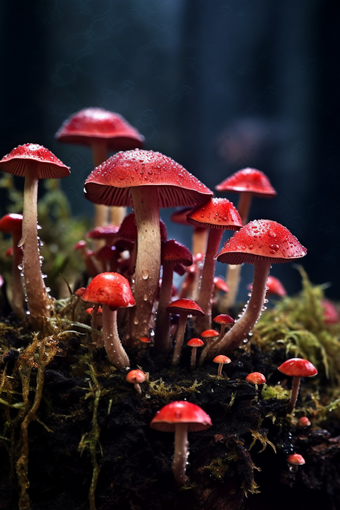 灵芝蘑菇<strong>菌类</strong>植物摄影食材文化