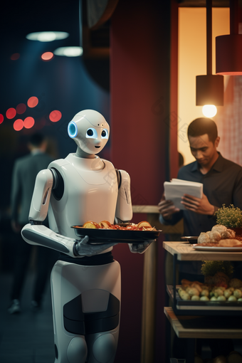 送餐机器人餐饮科技