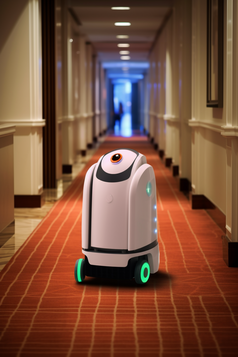 酒店服务机器人摄影图9