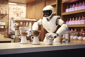 咖啡师机器人餐饮科技