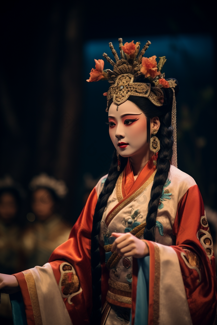 传统戏曲黄梅戏戏剧表演传统文化