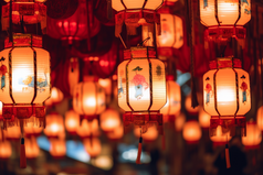 中国传统节日元宵节灯谜摄影图3