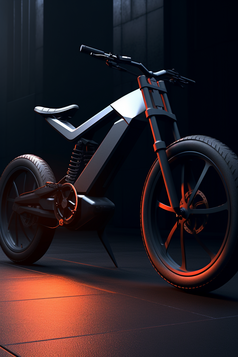 电动自行车科技设计摄影图13