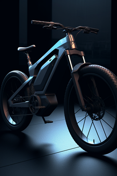 电动自行车科技设计摄影图1