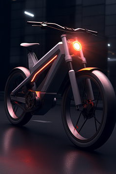 电动自行车科技设计摄影图11