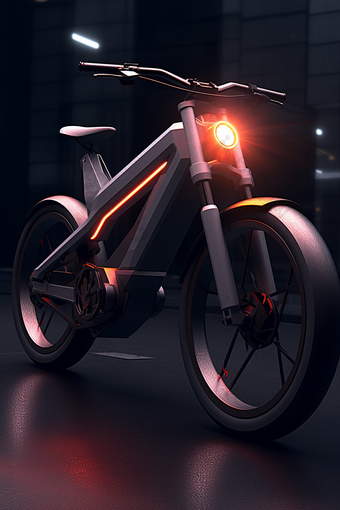 电动自行车科技设计绿色出行新能源交通