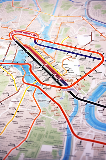 地铁线路地图地铁路线图城市交通系统