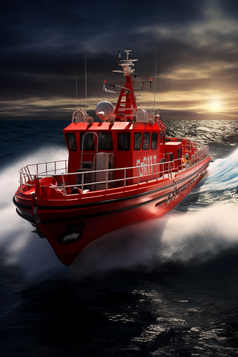 海上消防救援船摄影图10
