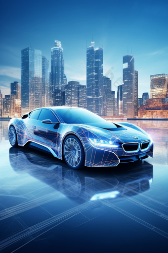 新能源汽车虚拟虚拟图<strong>低碳</strong>
