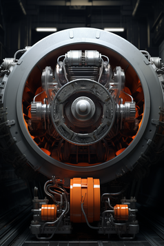 工业汽轮发电机组摄影图6