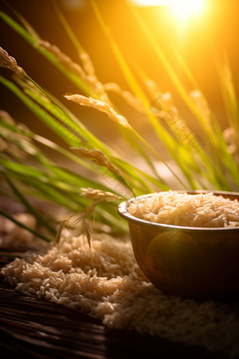 水稻种植粮食农业图片