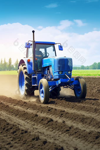 耕耘机农用器械农田机械农机设备