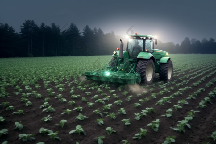 除草机器人农田管理农业自动化