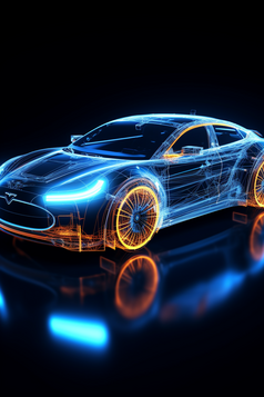 新能源虚拟汽车摄影图11