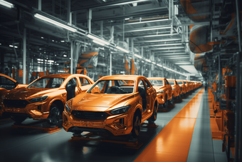 自动化汽车工厂生产批量