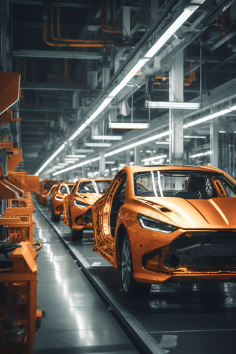 自动化汽车工厂生产工业