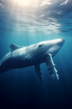 海洋中的鲸鱼摄影图19