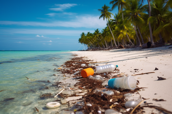 海洋中的垃圾海洋垃圾海洋环境破坏