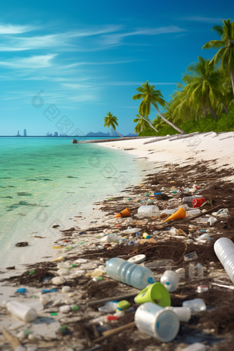 海洋中的垃圾海洋垃圾垃圾漂浮