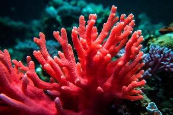 海洋中的珊瑚海洋珊瑚生态珊瑚物种多样性