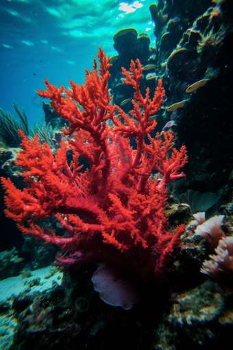 海洋中的珊瑚珊瑚礁<strong>保护</strong>潜水探险