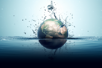 地球水资源概念图水<strong>循环</strong>概念图地球水景