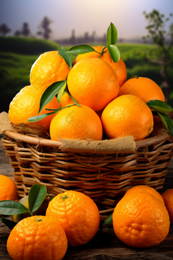 砂糖橘橙色水果柑橘美食