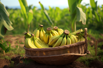 <strong>香蕉</strong>采摘农田风景农业劳动