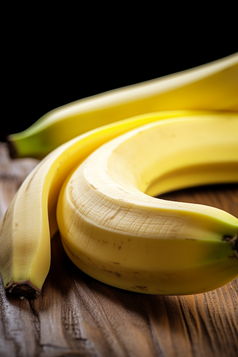 剥开的香蕉摄影图3