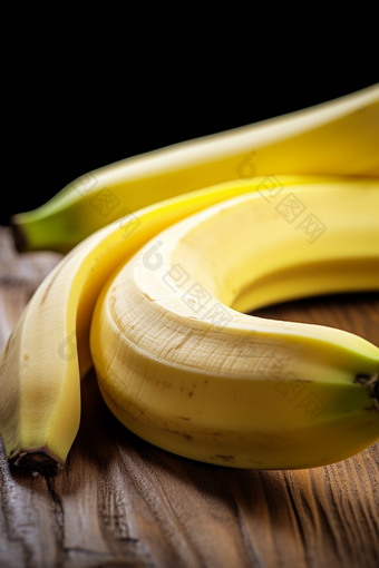 剥开的香蕉香蕉切片食材摄影