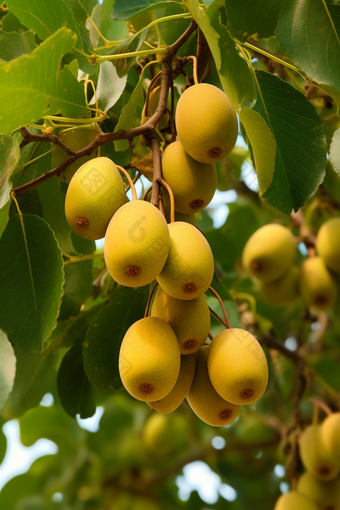 猕猴桃种植场景果树农场图片