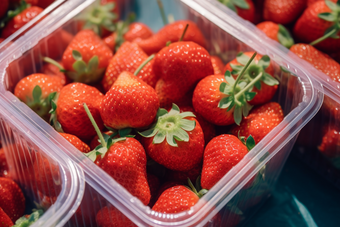 草莓运输水果物流农业供应链