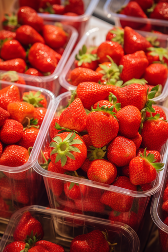 草莓运输水果物流草莓货运