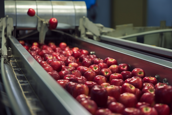 苹果加工食品生产水果加工