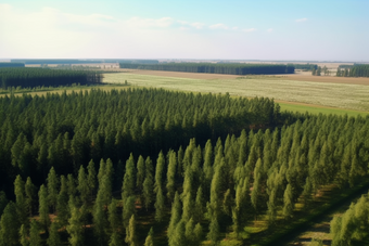 农田防护林建设生长发育抵御灾害