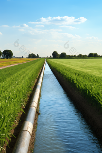 农田水渠防止水土流失设施