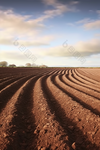 高标准农田建设土地复垦摄影图
