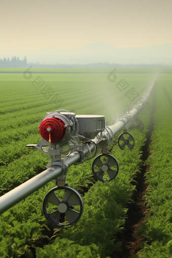 节水灌溉高标准农田<strong>水利工程</strong>配套设施摄影图