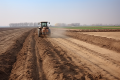 高标准农田建设推进建设农业乡村振兴摄影图