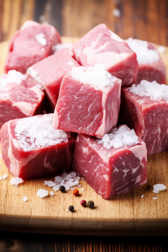 餐饮超市采购肉类市场冷冻猪肉美食菜场食材