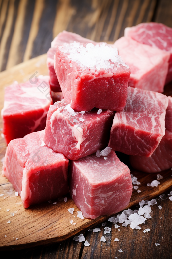 餐饮菜场采购肉类市场冷冻猪肉美食超市食品