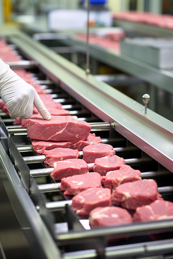 营养肉类生产包装摄影图